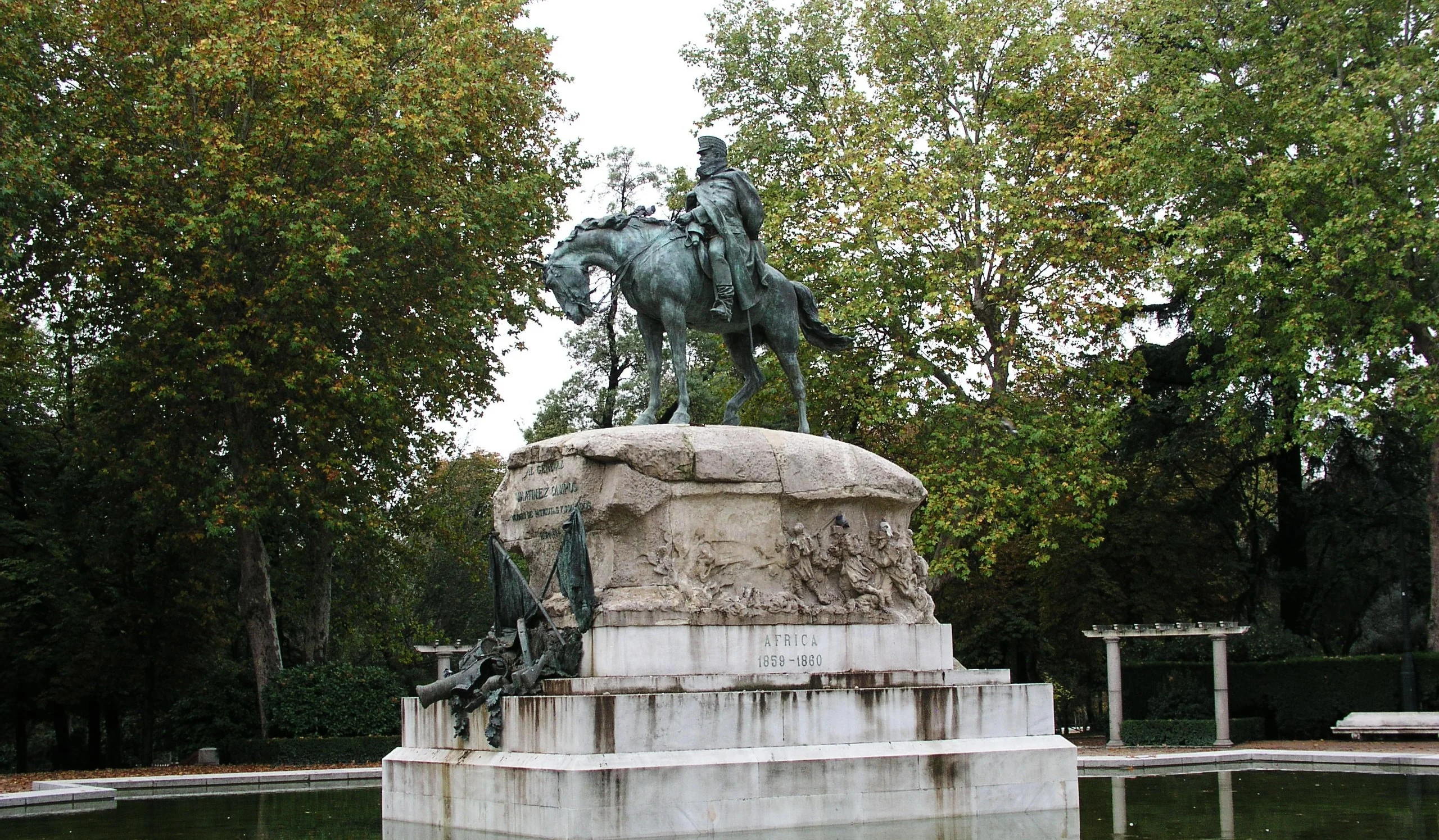 Statuia generalului Martinez Campos(Madrid)